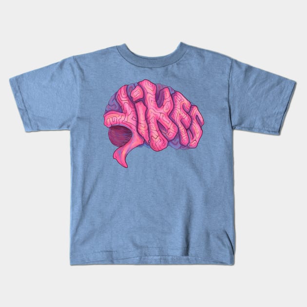 Anxie-tee Kids T-Shirt by crimmart